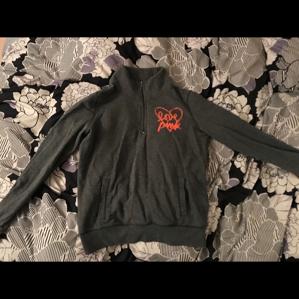 OBO Victoria’s Secret pink half zip